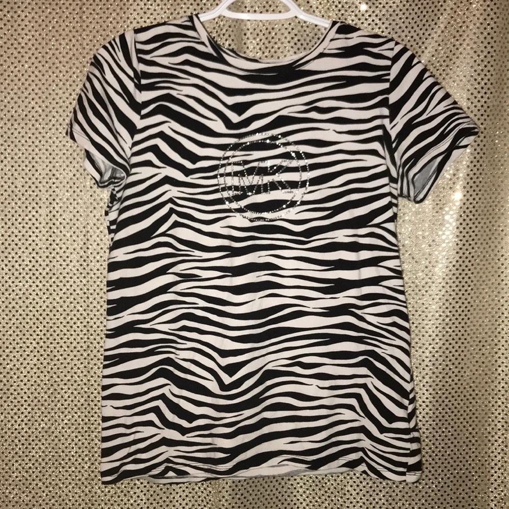 Zebra Print Michael Kors T-shirt